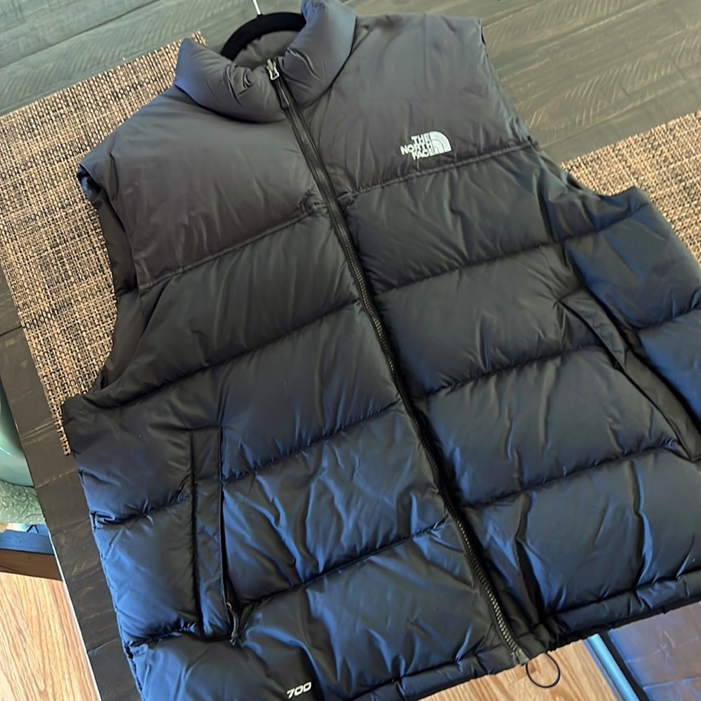 North Face Mens Black Puffer Vest XXL